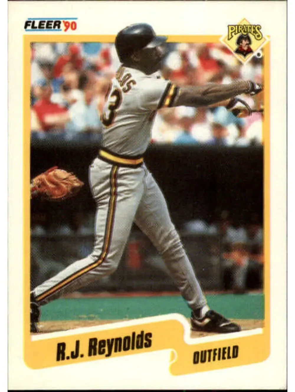 1990 R.J. Reynolds Fleer Baseball Card #478